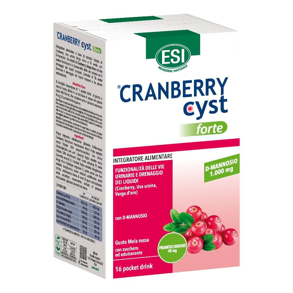 Esi Cranberry Cyst Forte 16 Pocket Drink