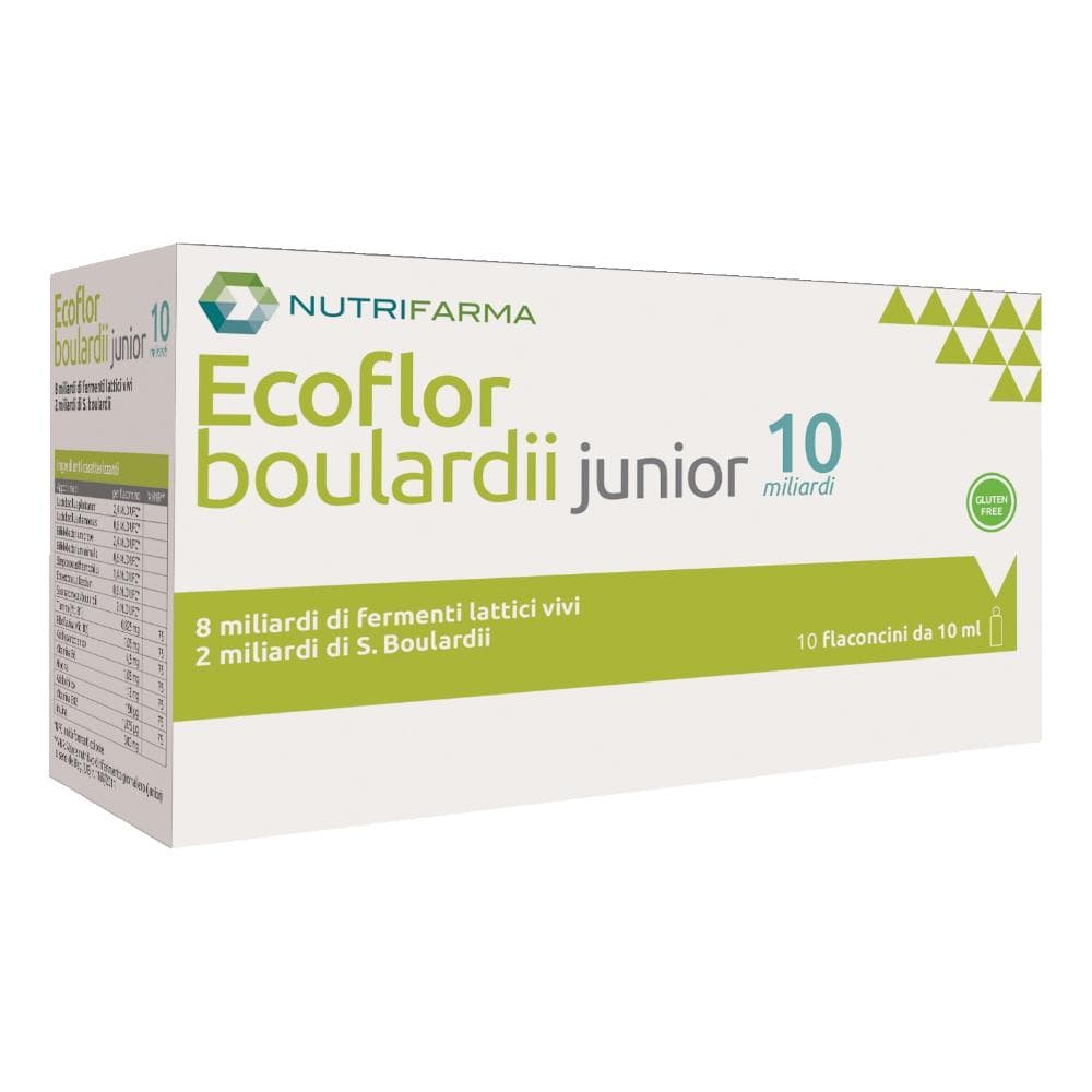 Ecoflor Boulardii Junior 10 Miliardi 10 Flaconcini Da 10 Ml