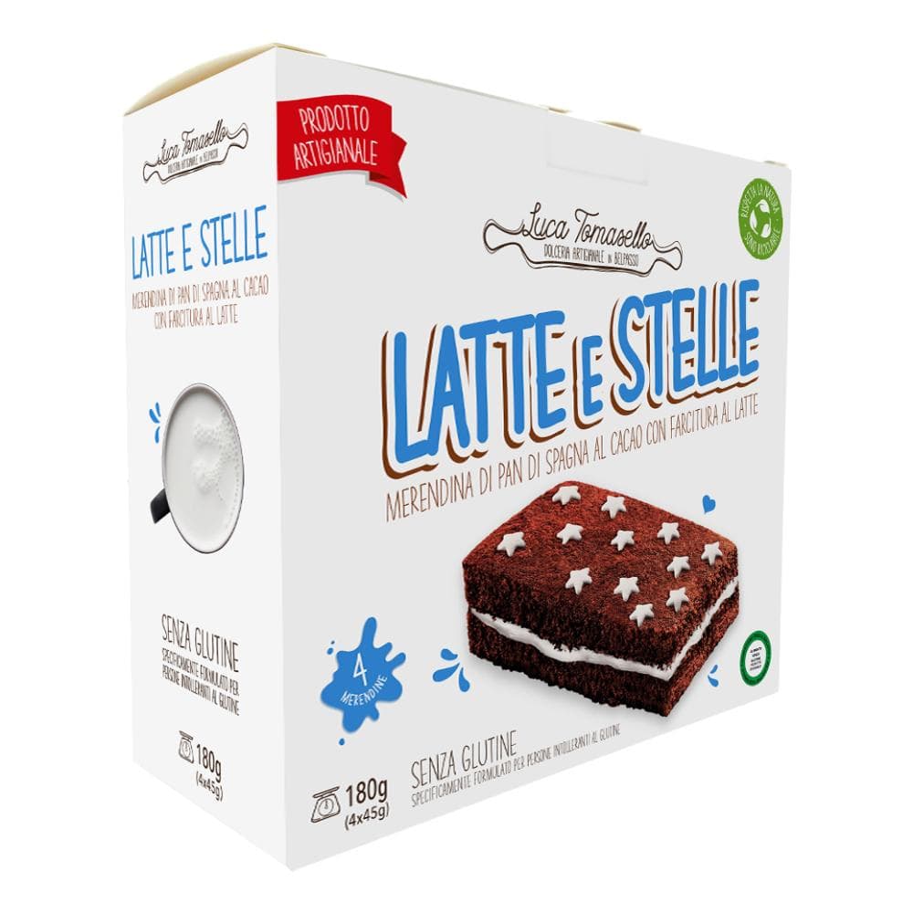 Merendina latte e stelle 4 pezzi da 45 g