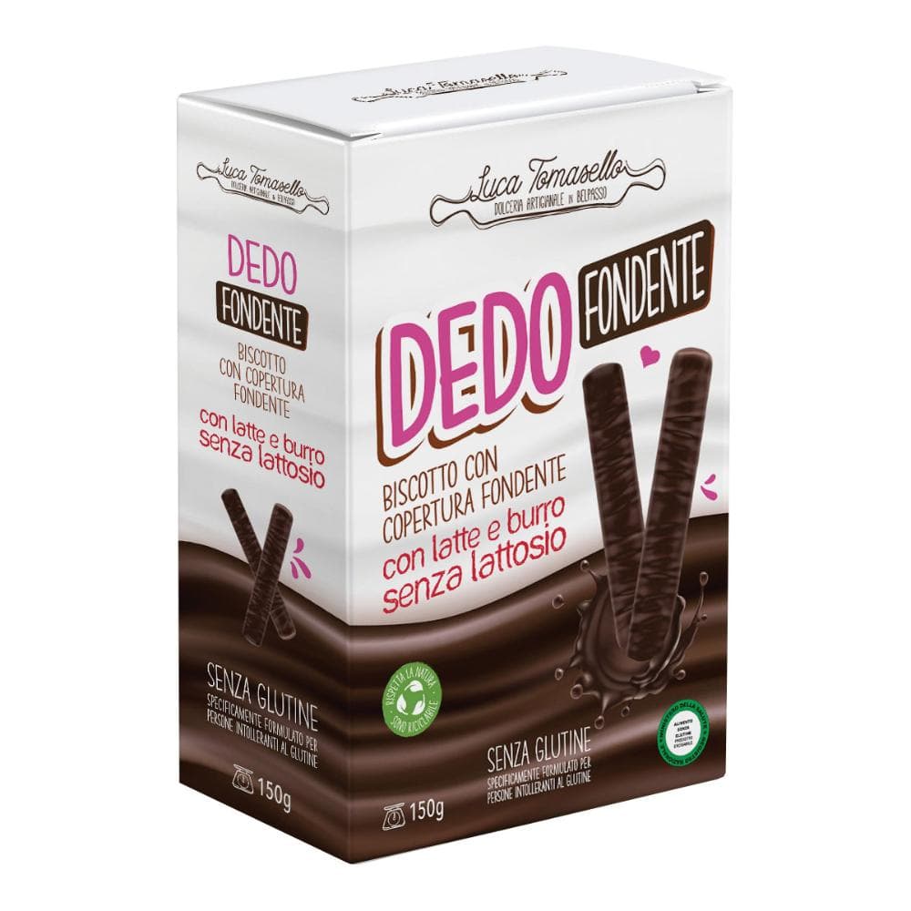 Dedo Fondente Biscotto Copertura Fondente 150 G