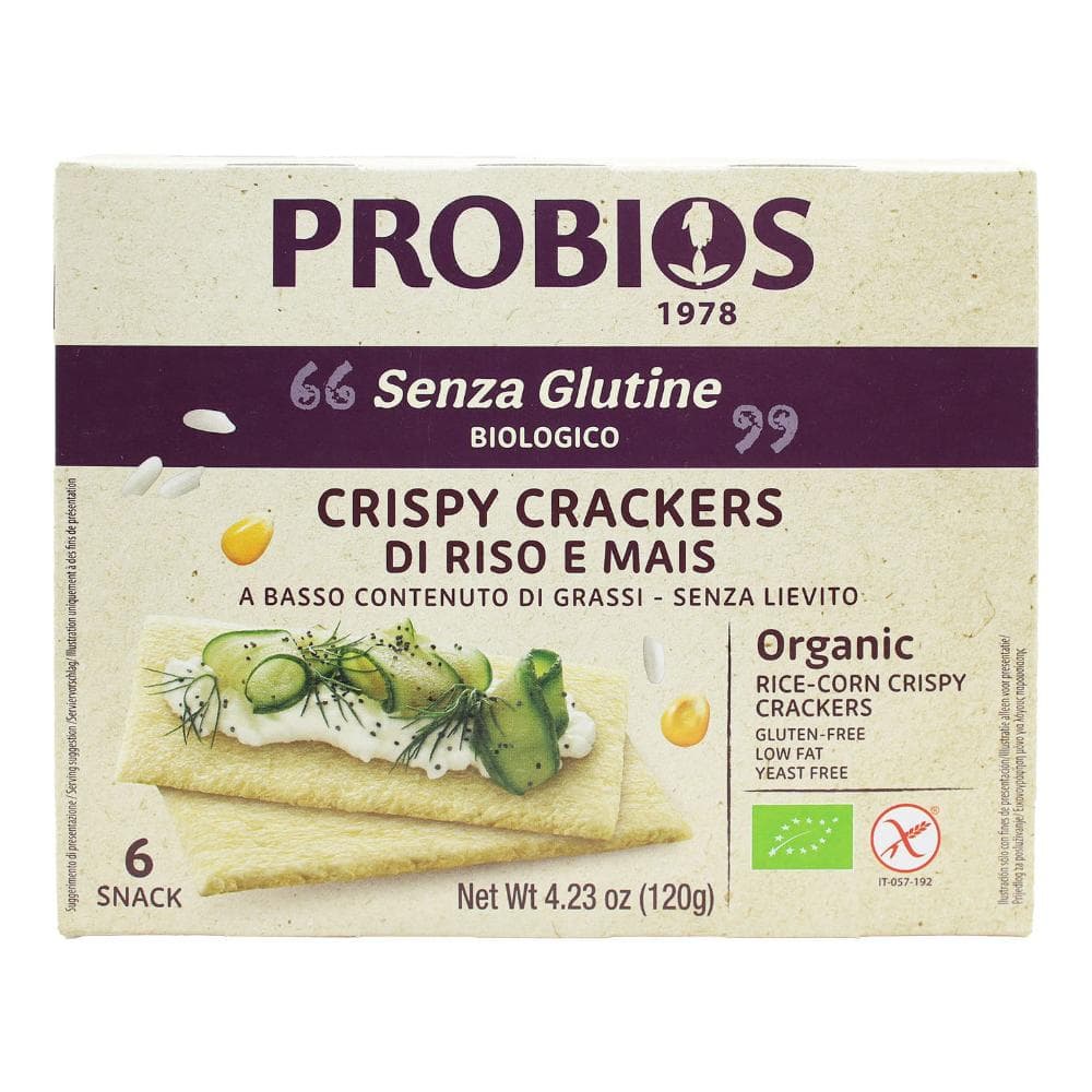 Crispy Crackers Riso E Mais 6 Pezzi Da 20 G