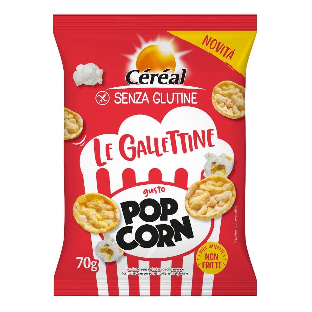 Cereal Gallettine Gusto Pop Corn 70 G