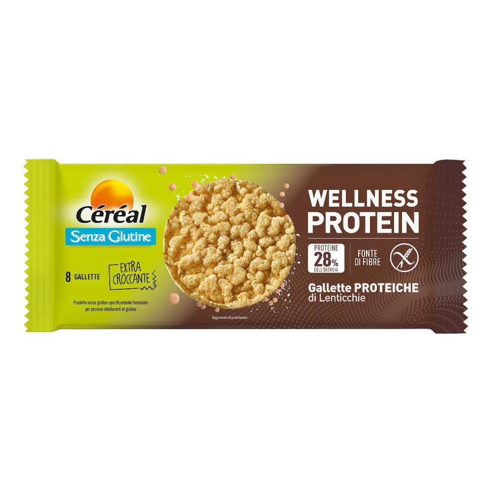 Cereal Wellness Protein Gallette Proteiche Di Lenticchie Gusto Naturale 70 G