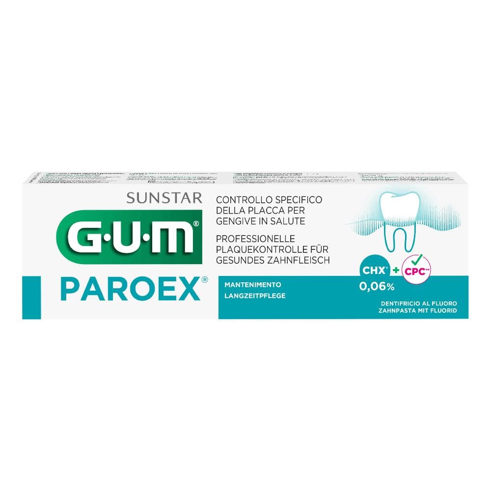 Gum Paroex 0,06 Chx Dentifricio Al Fluoro 75 Ml