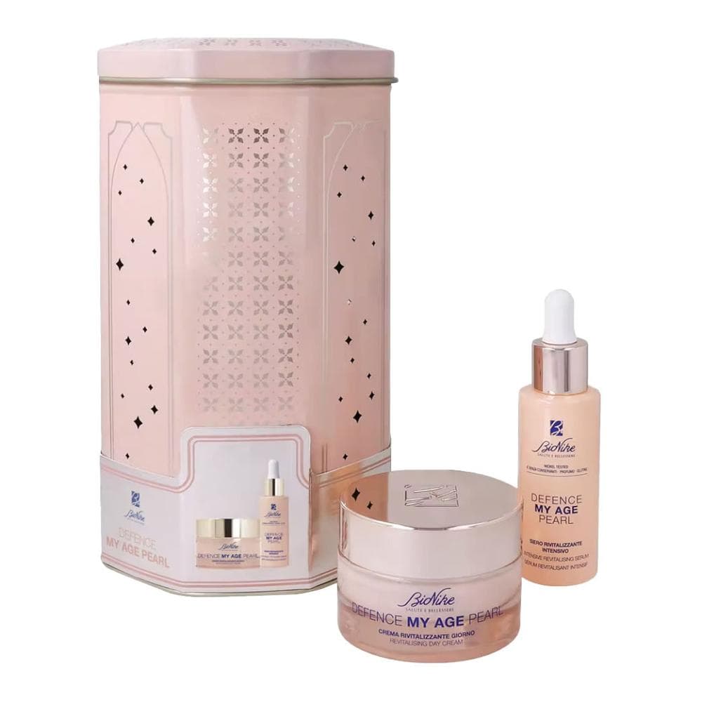 Defence My Age Pearl Kit Natale 2025 1 Crema Rivitalizzante Giorno 50 Ml + 1 Siero Rivitalizzante Contorno Occhi 15 Ml