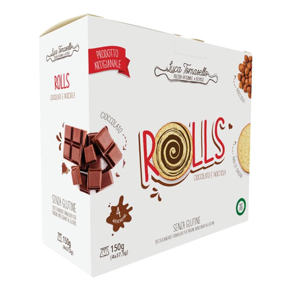 Rolls merendina pan di spagna crema cioccolato e nocciola 72 g