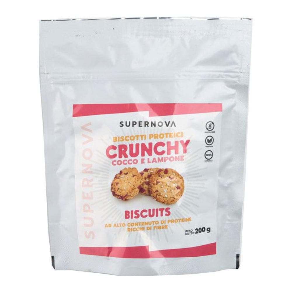 Supernova Crunchy Biscuits Lampone E Cocco 200 G