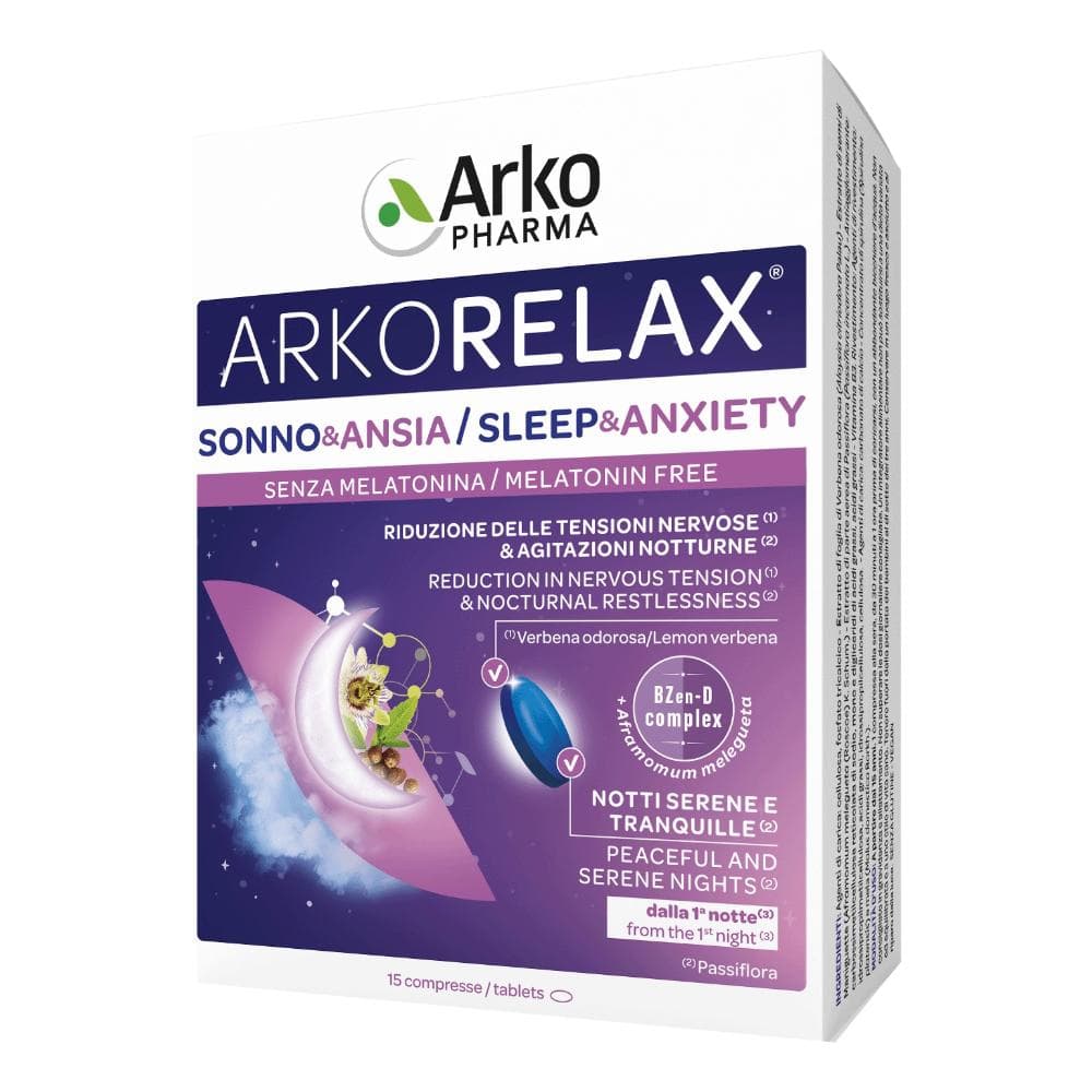 Arkorelax Sonno&Ansia 15 Compresse