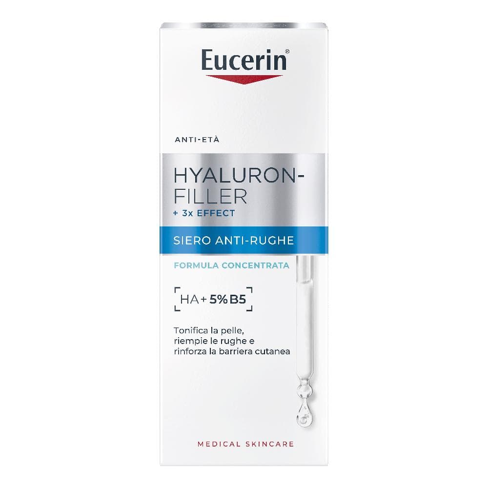 Eucerin Hyaluron Filler + 3 X Effect Siero Anti Rughe 30 Ml