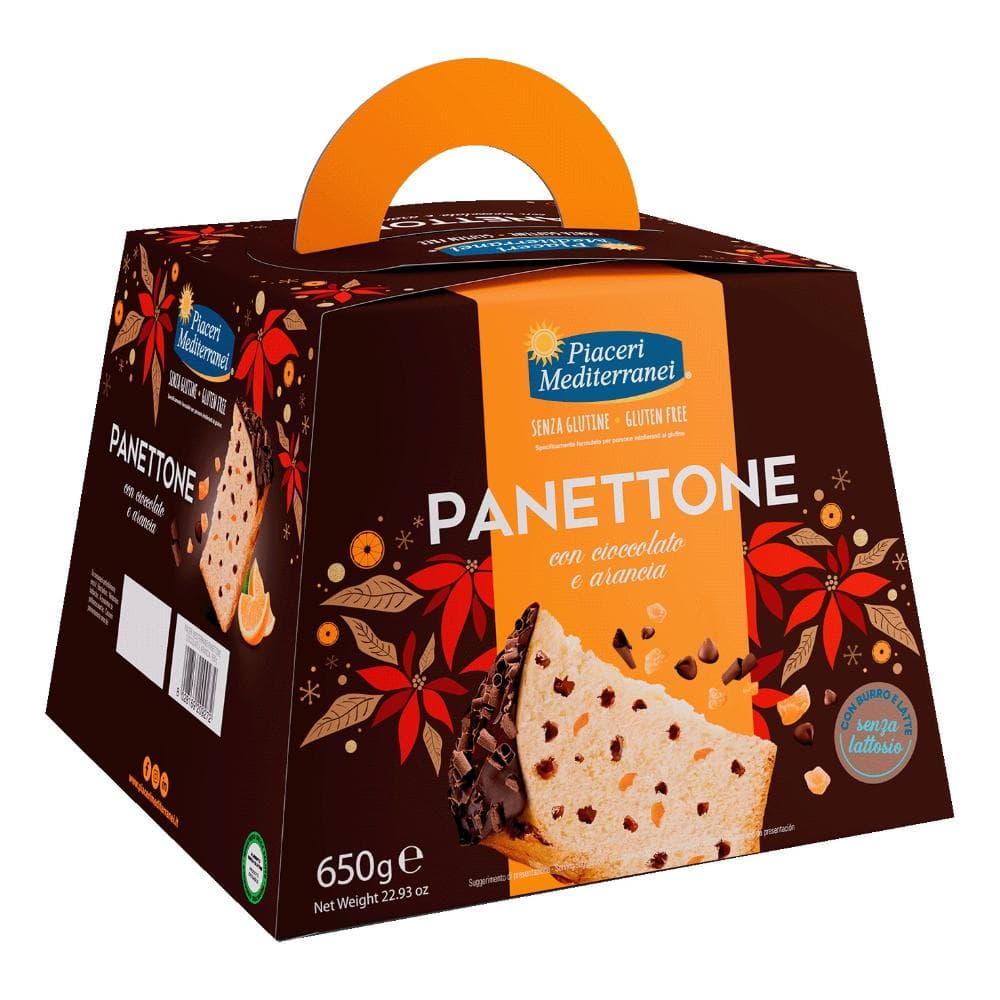 Piaceri Mediterranei Panettone Cioccolato Arancia 650 G