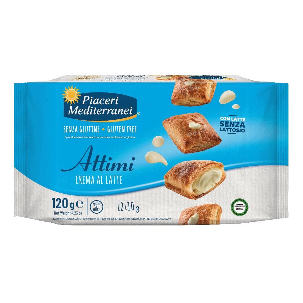 Piaceri Mediterranei Attimi Crema Al Latte 12 Pezzi Da 10 G