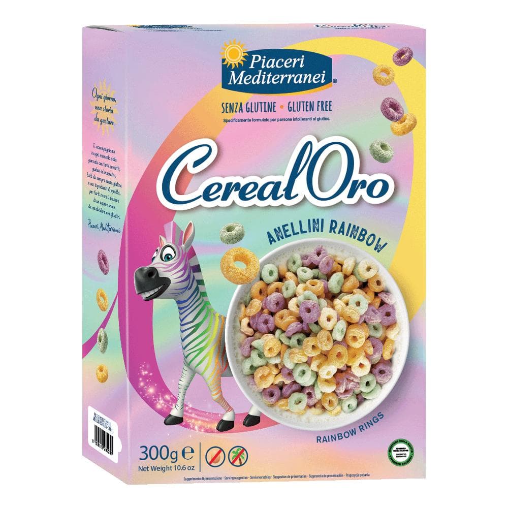 Piaceri Mediterranei Cerealoro Anellini Rainbow 300 G