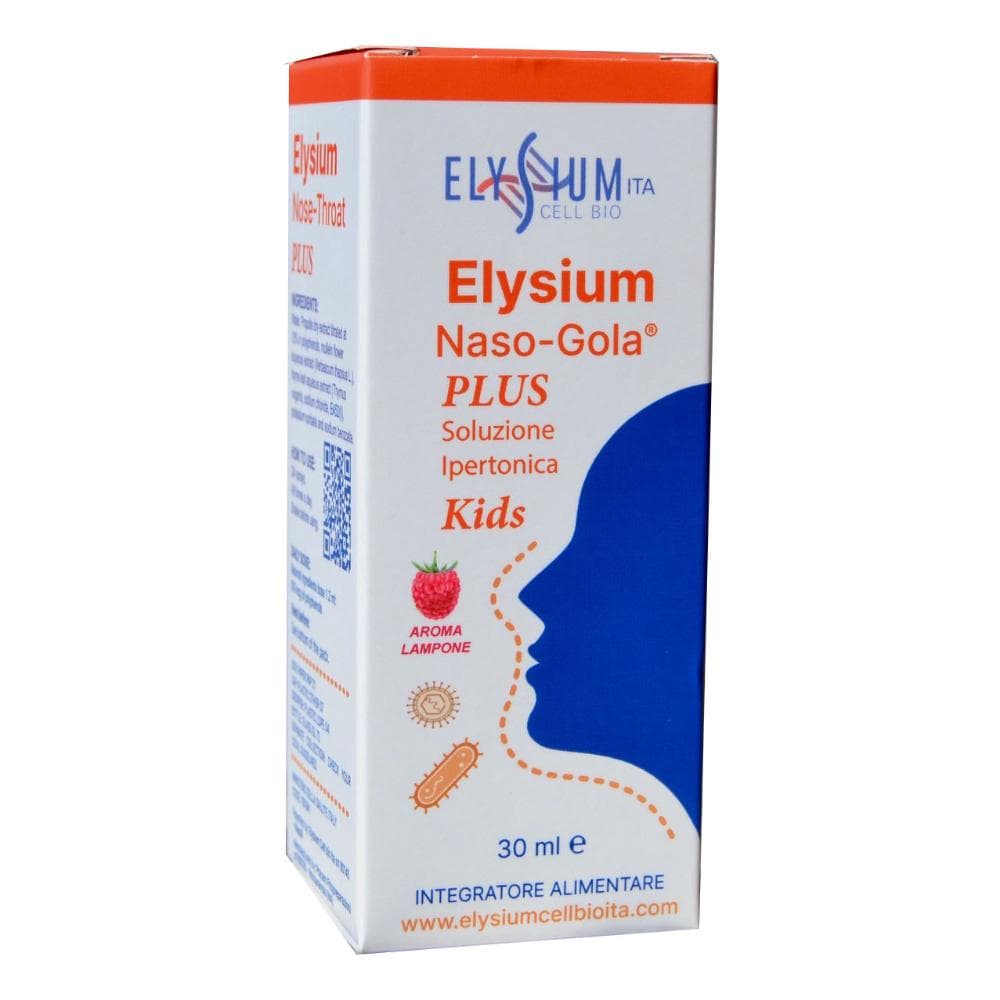 Elysium naso gola plus soluzione ipertonica lampone 30 ml