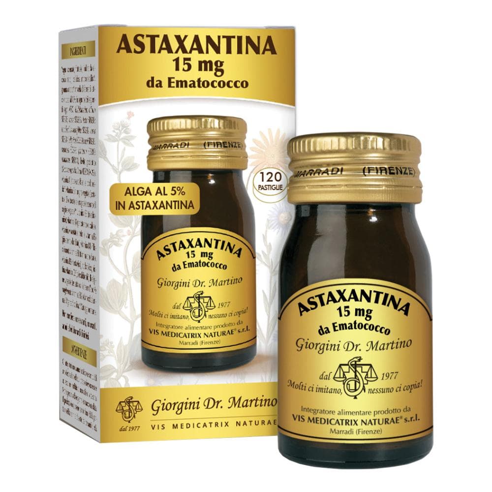 Astaxantina 120 pastiglie hematococcus pluvialis