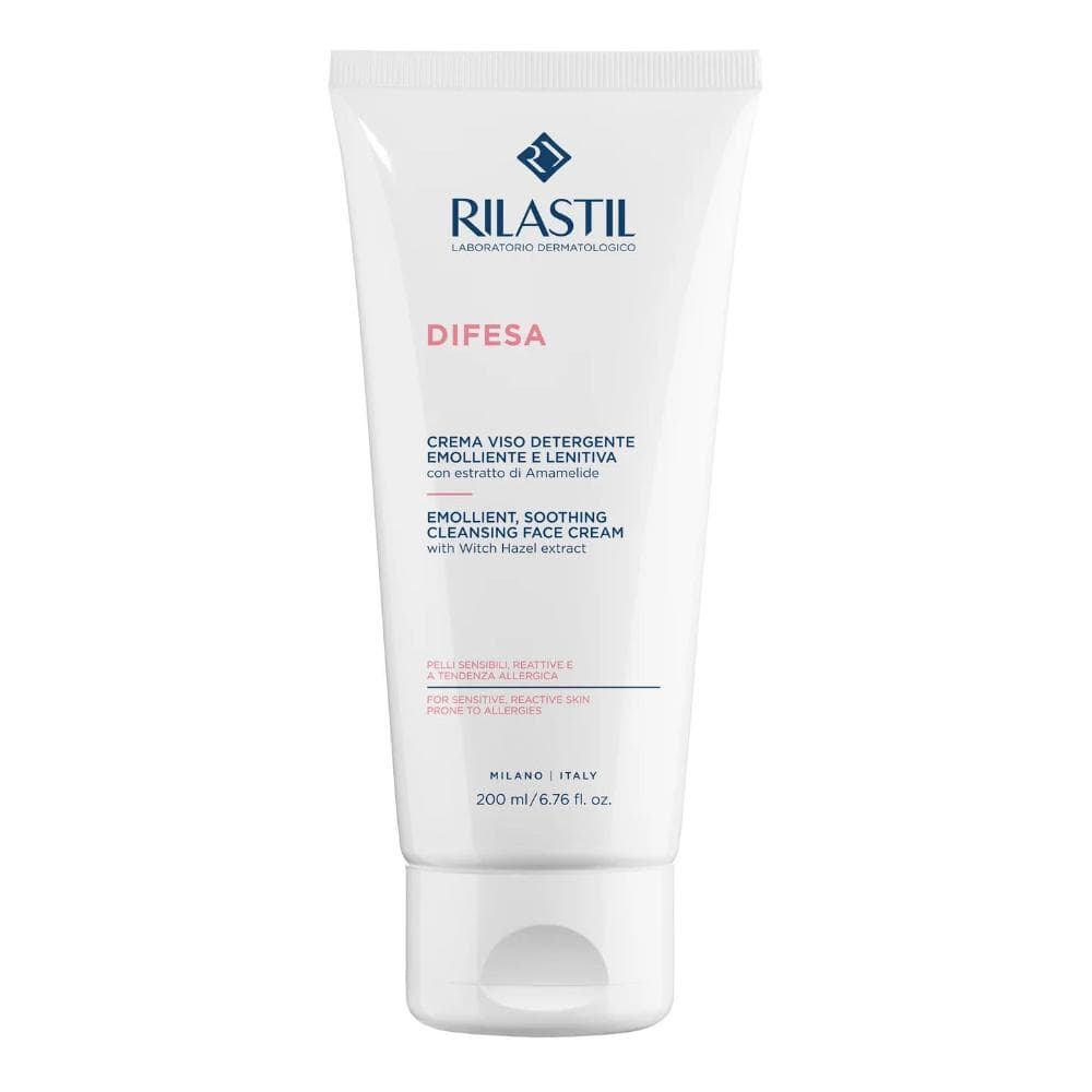 Rilastil Difesa - Crema Viso Detergente Emolliente e Lenitiva, 200ml