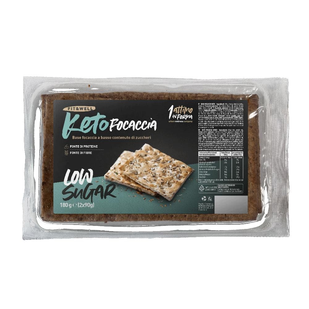 Keto Focaccia 2 Pezzi Da 90 G