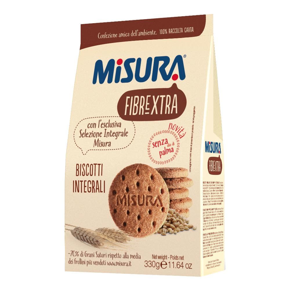 Misura Fibrextra Biscotti Integrali 330 g