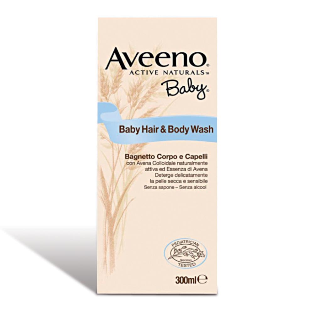 Aveeno baby bagnetto testa piedi 300ml bundle