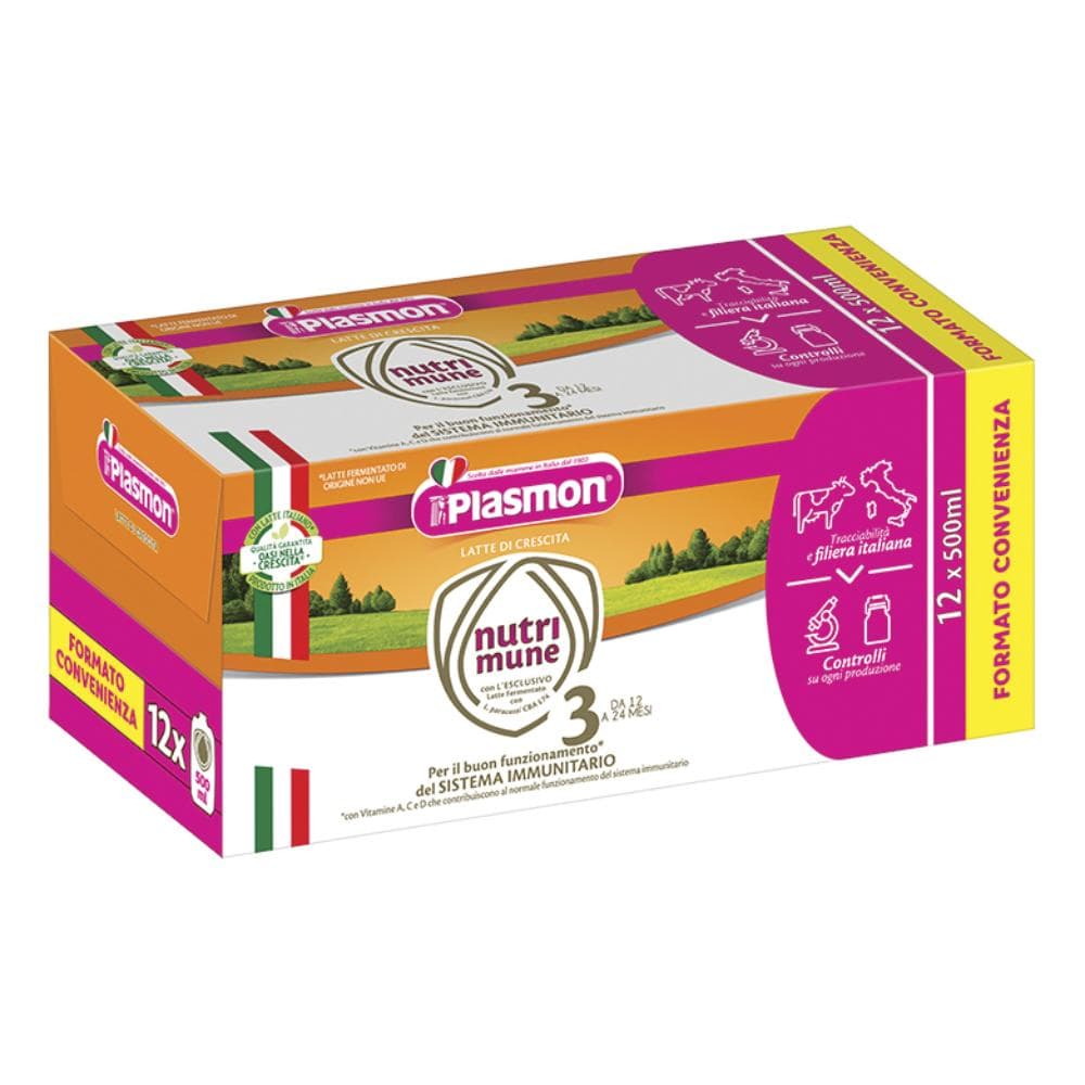 Plasmon nutri-mune 3 liquido 12 x 500 ml