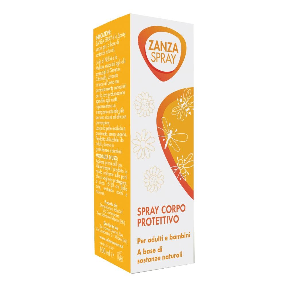 Zanza spray corpo protettivo per adulti e bambini 100 ml