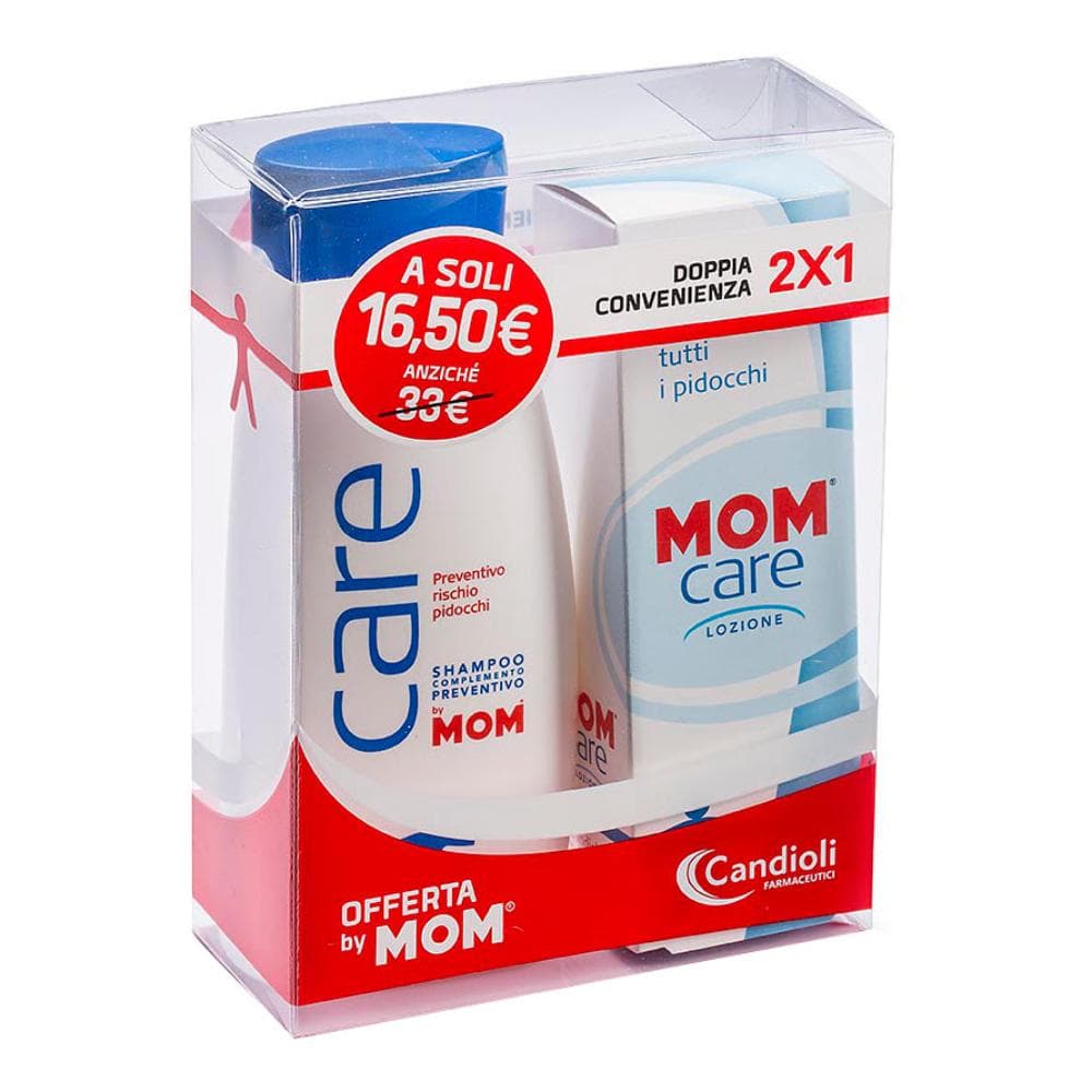 Mom Care Bipack Trattamento Antipidocchi Lozione+Shampoo
