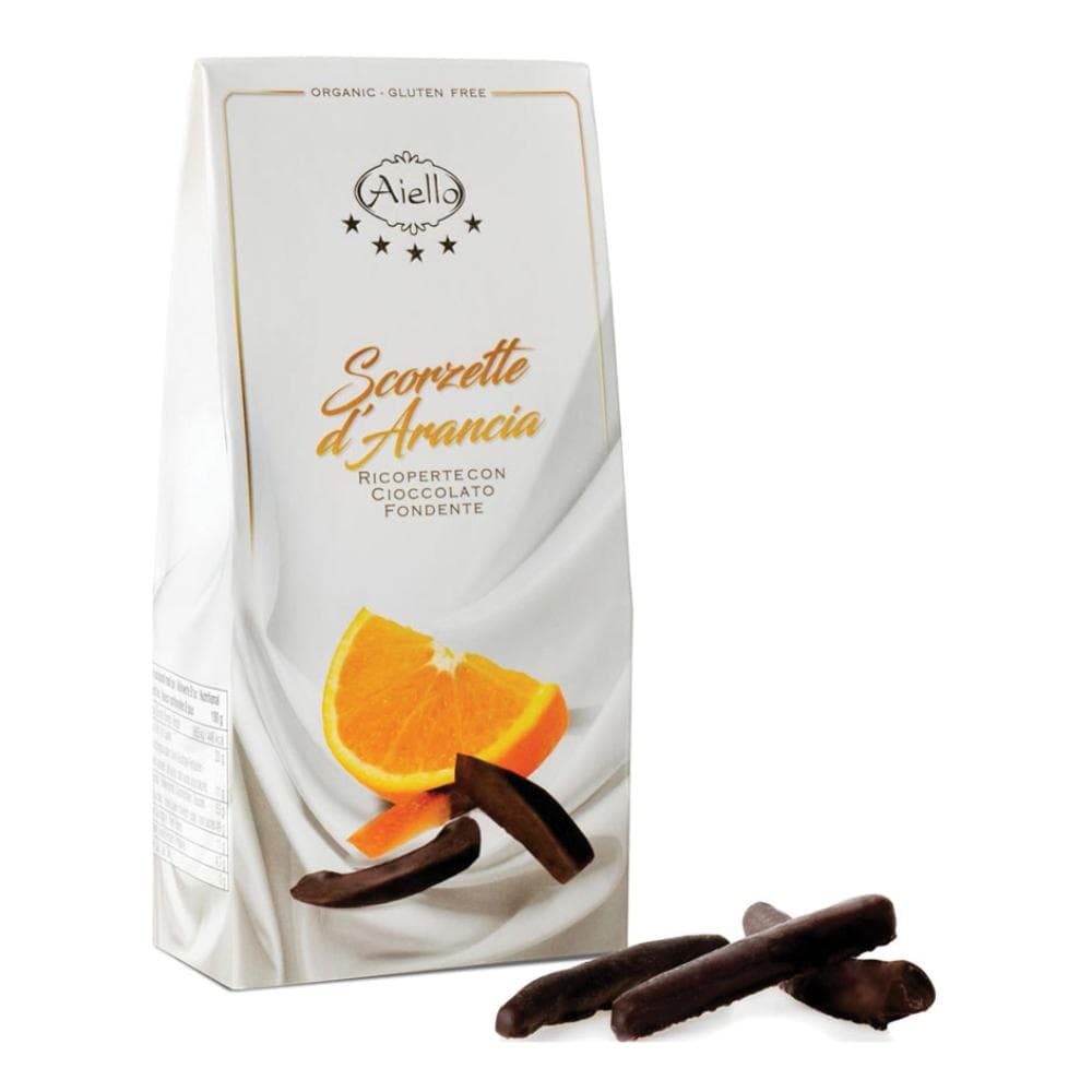 Aiello scorzetta di arancia ricoperta di cioccolato 90 g