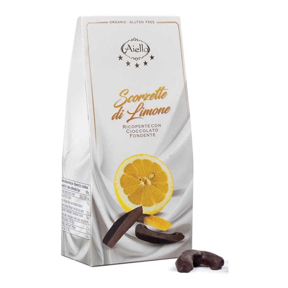 Aiello scorzetta di limone ricoperta di cioccolato 90 g