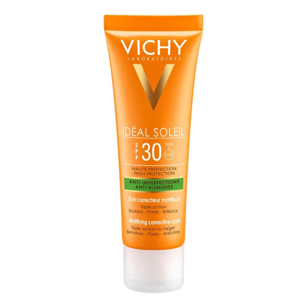 Vichy Ideal Soleil SPF30 Trattamento Mat Imperfezioni Tripla Azione 50 ml