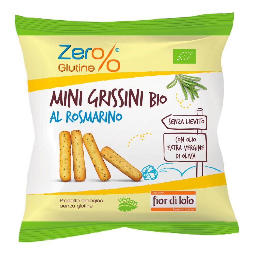 Mini grissini al rosmarino bio monoporzione 30 g