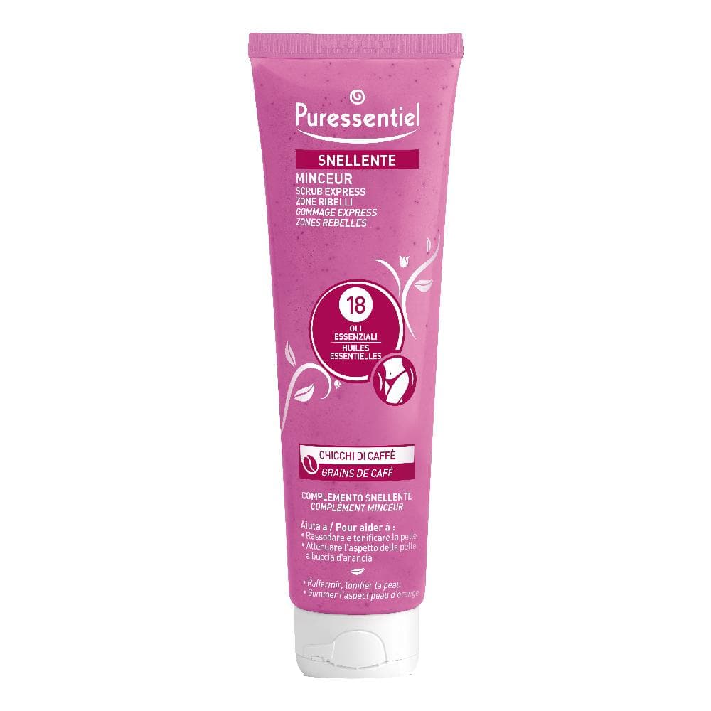Puressentiel Scrub Snellente Express 18 Oli Essenziali 150 ml