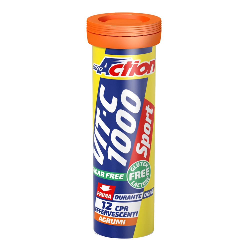 ProAction Vit-C 1000 Sport Integratore di Vitamine per Sportivi 12 compresse