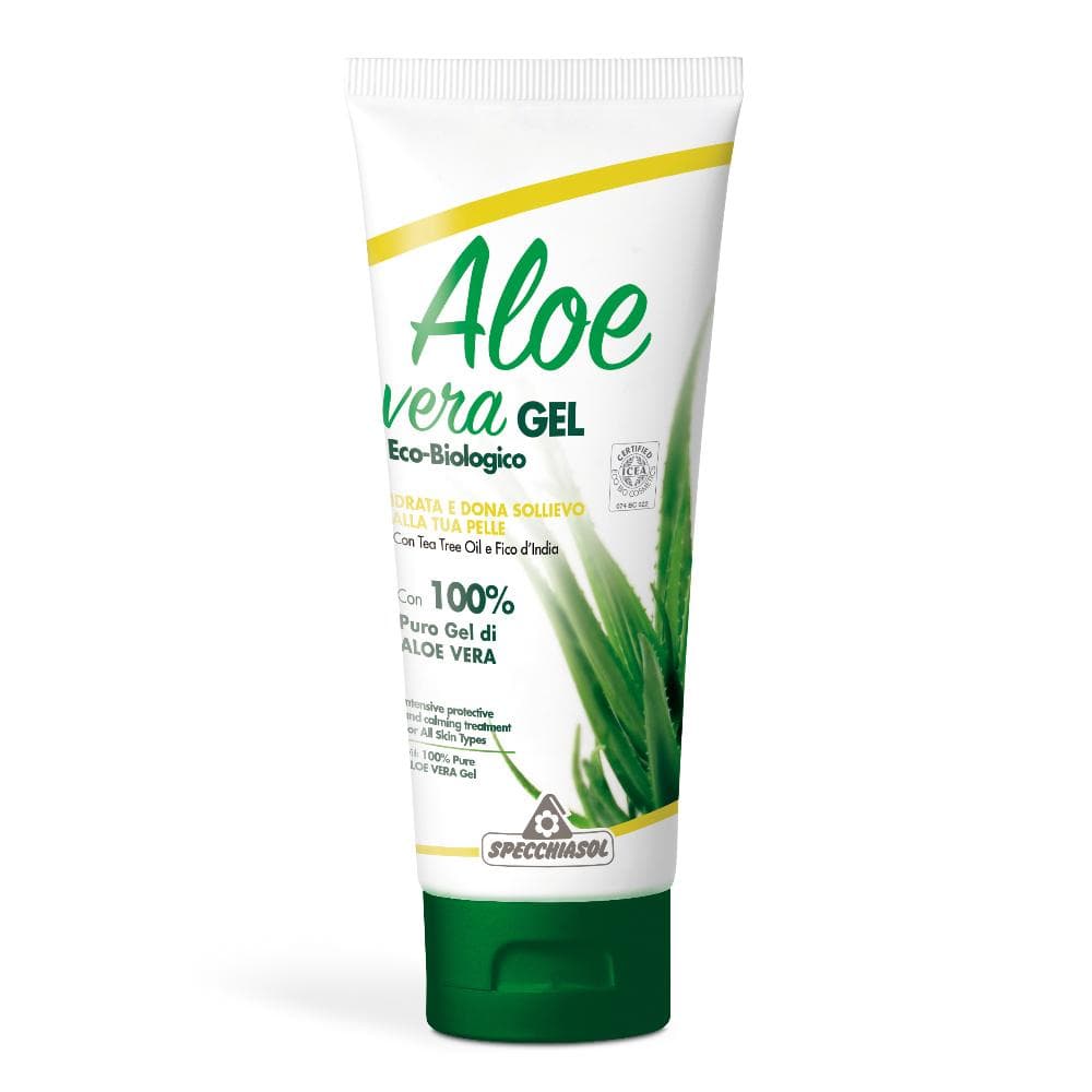Specchiasol Aloevera Gel Lenitivo Idratante con Tea Tree Oil e Fico d'India