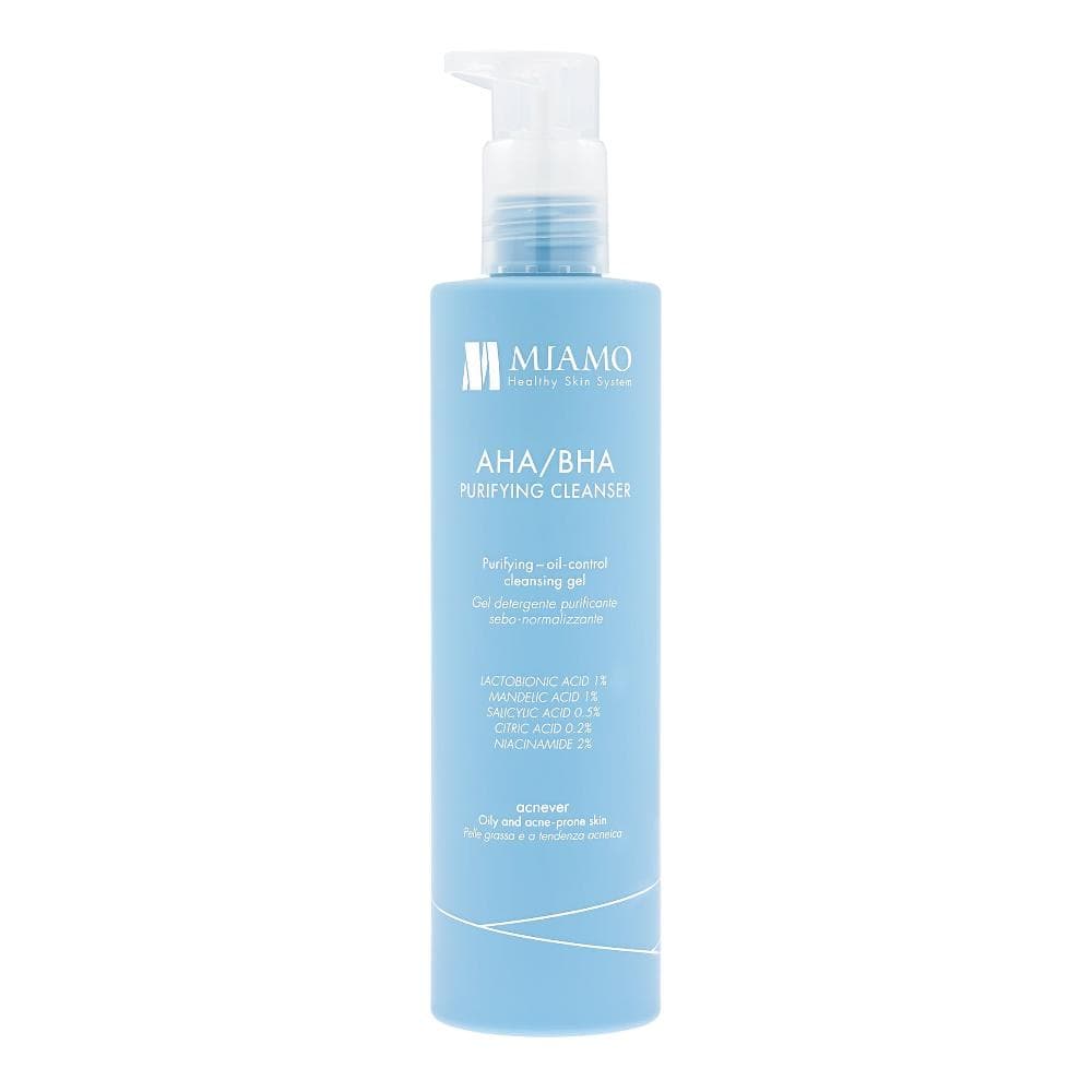 Miamo Acnever AHA/BHA Purifying Cleanser Gel Viso Detergente Purificante Sebo-normalizzante 250 ml