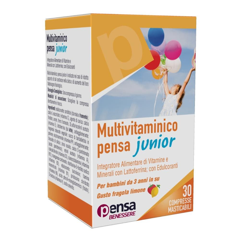 Pensa Pharma Multivitaminico Junior Integratore Vitamine E Minerali 30 Compresse