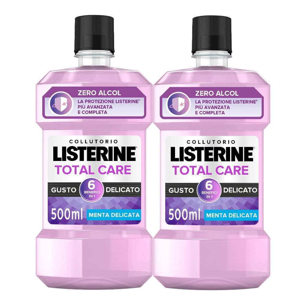 Listerine total care zero 2 pezzi 500 ml