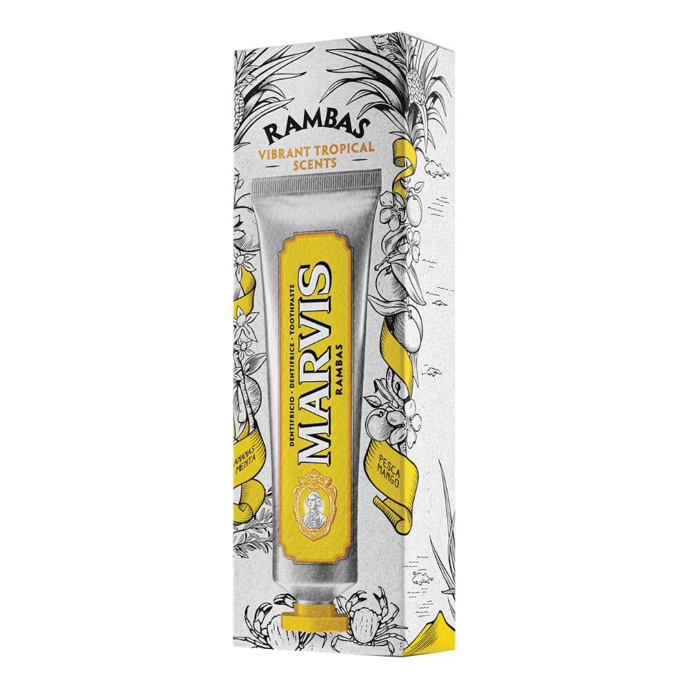 Marvis Rambas Dentifricio Pesca Mango Ananas e Menta 75 ml
