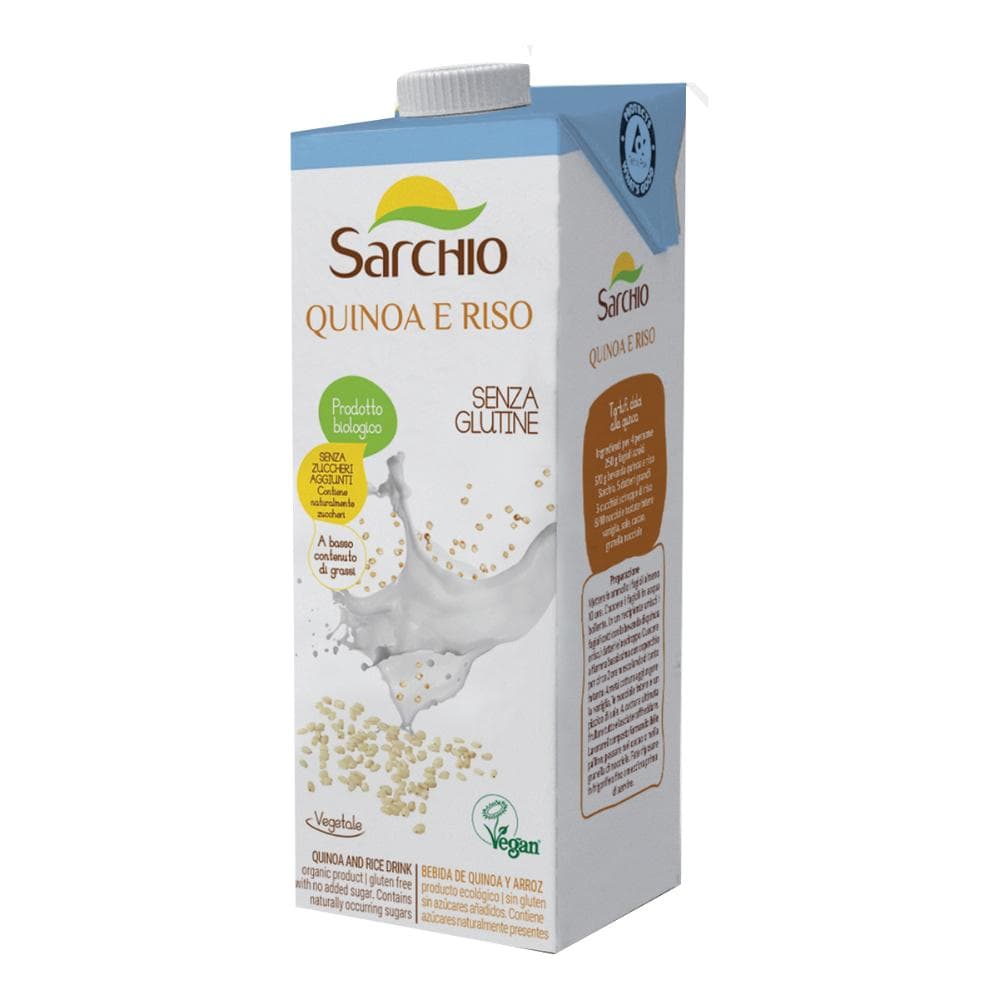 Sarchio Bevanda Quinoa e Riso Senza Glutine e Zuccheri Aggiunti 1 L