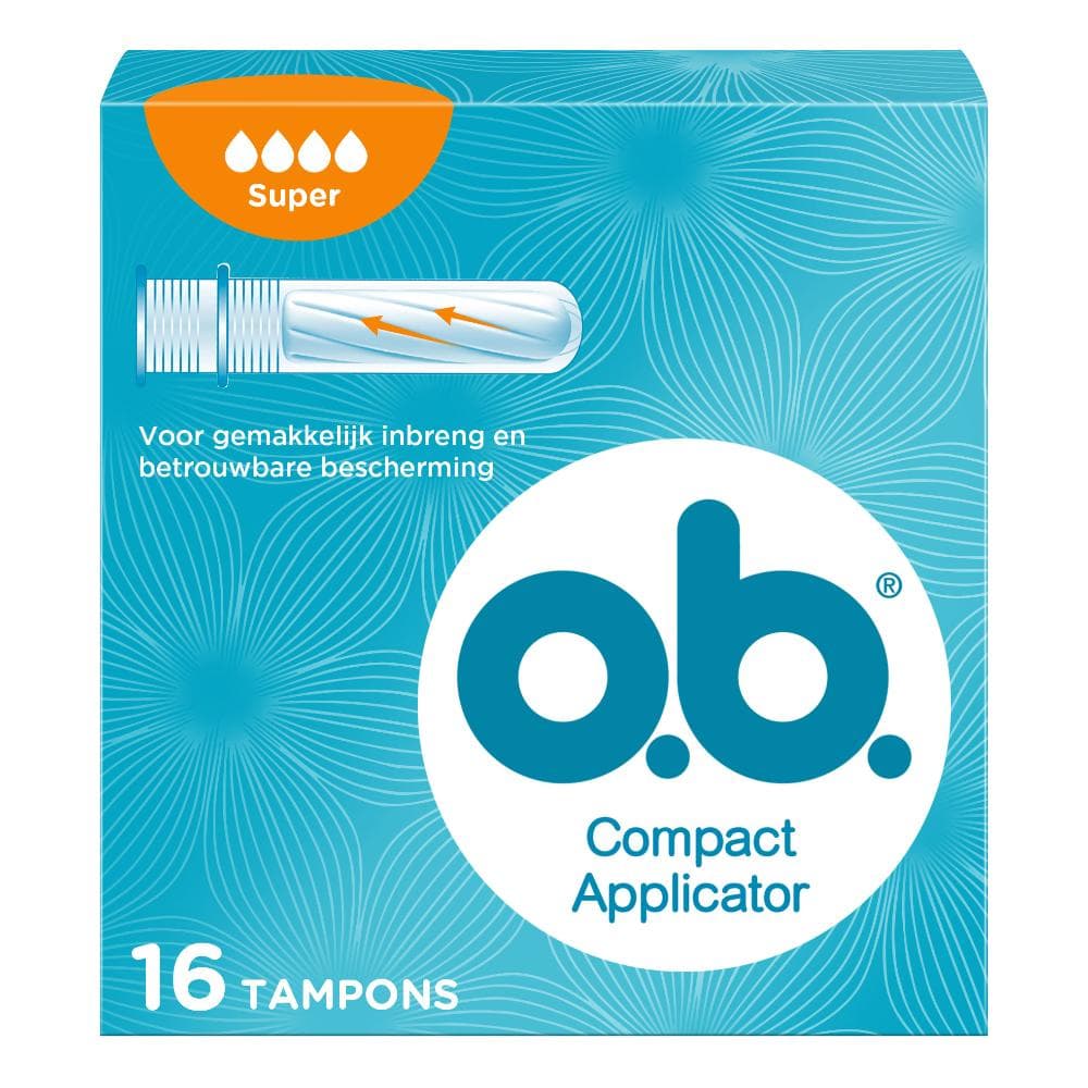 O.B. Compact Applicator Tamponi Flusso Super