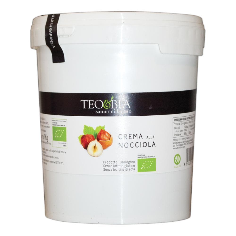 Teo&amp;bia crema alla nocciola bio 1 kg