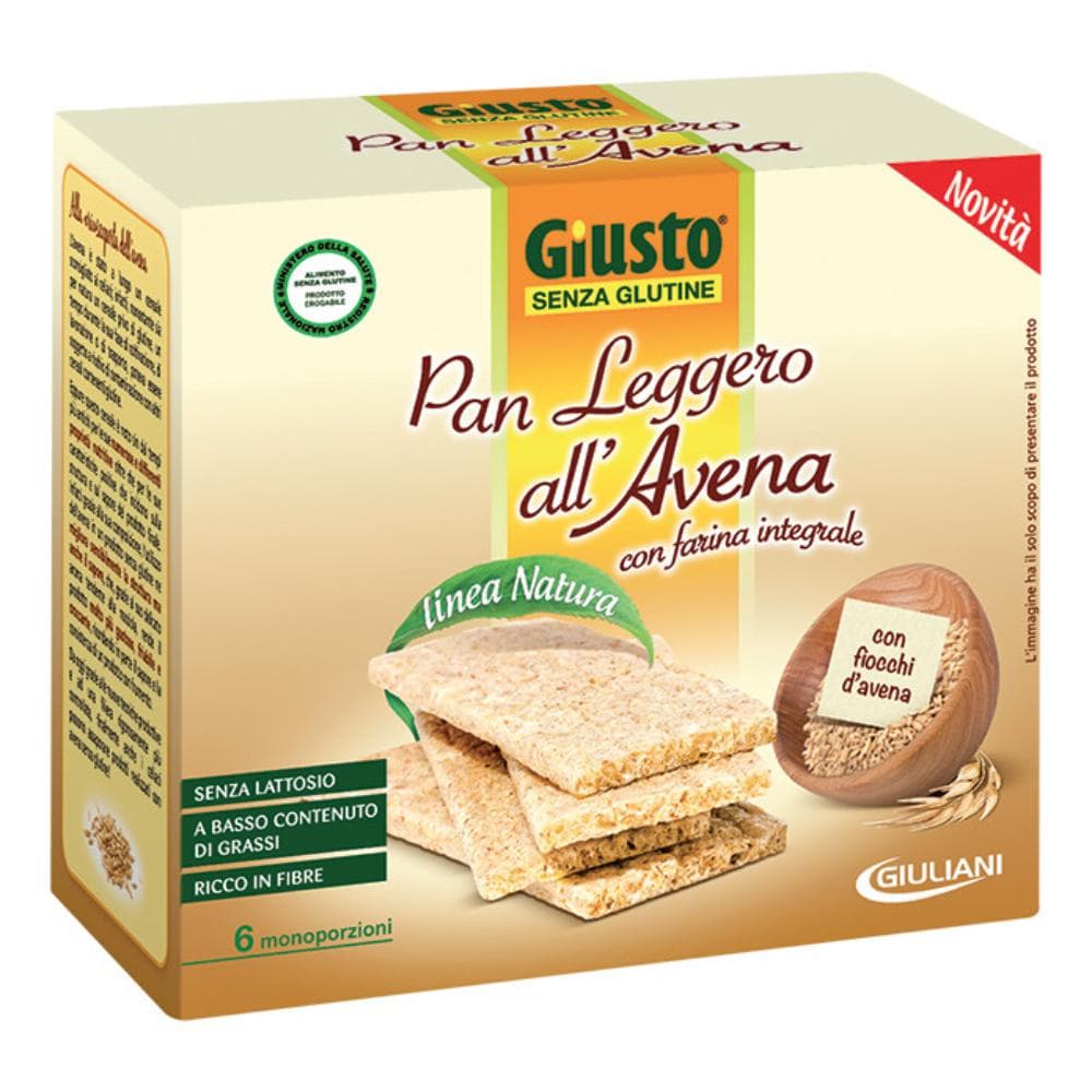 Giusto s/g panlegg.avena 6x25g
