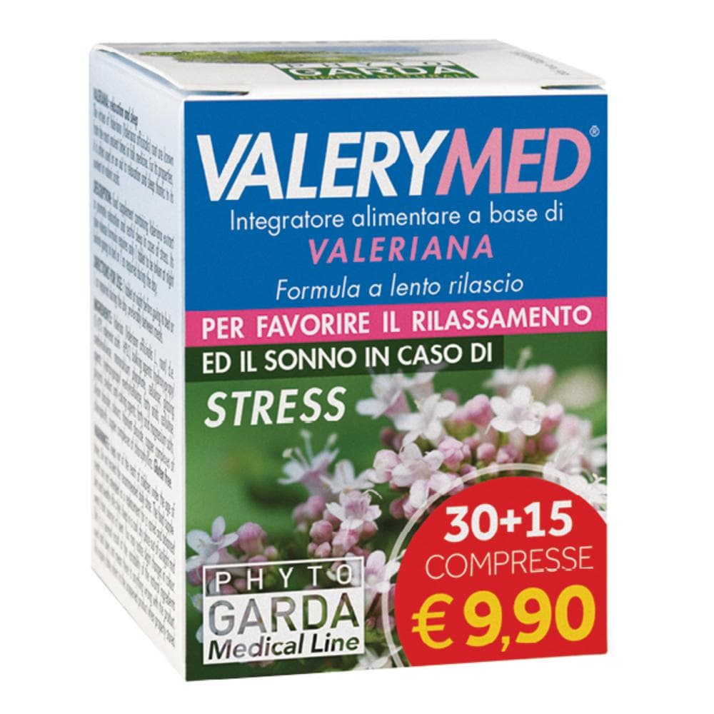 Phyto Garda Valerymed Integratore A Base Di Valeriana 30 + 15 Compresse A Rilascio Prolungato