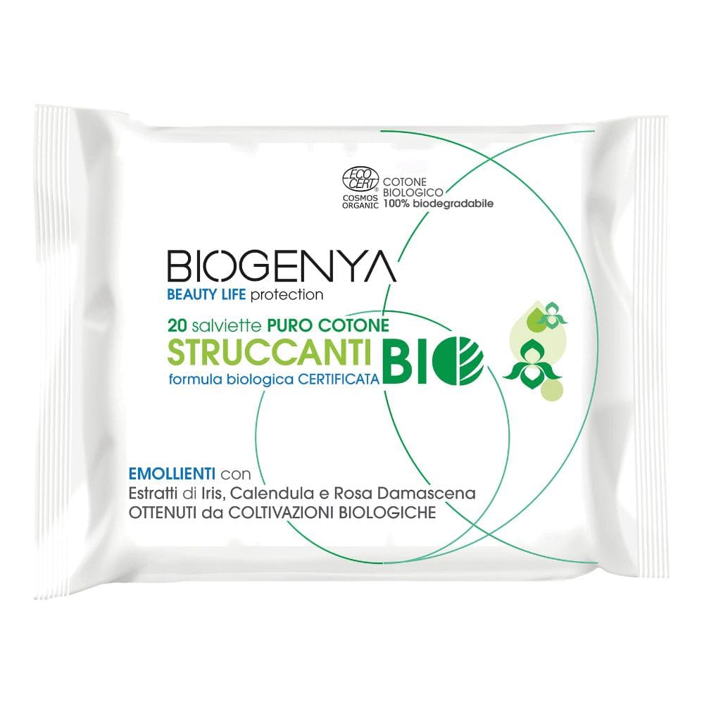 Biogenya Salviette Struccanti Bio Puro Cotone