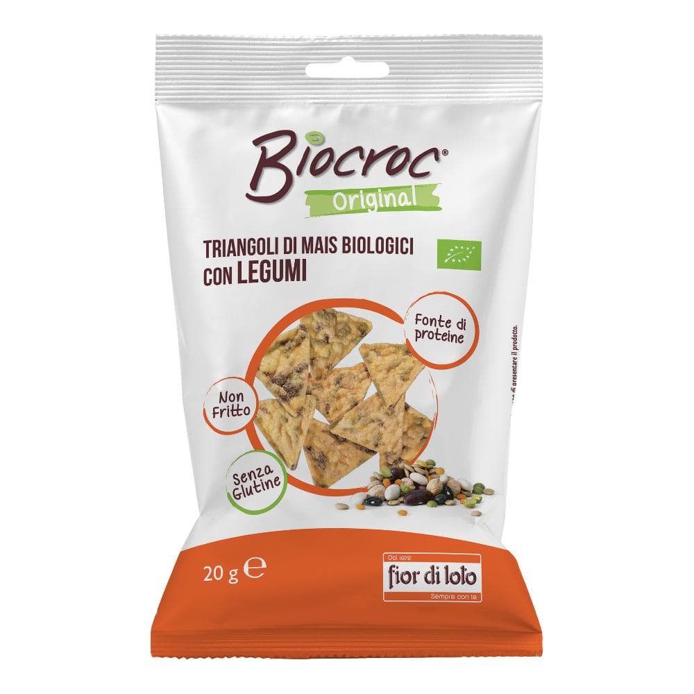 Biocroc triangoli di mais con legumi 20 g