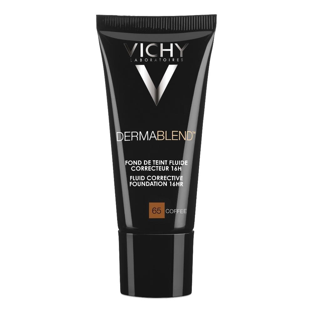 Vichy Dermablend - Fondotinta Correttore Fluido 16H Colore 65 Coffee, 30ml