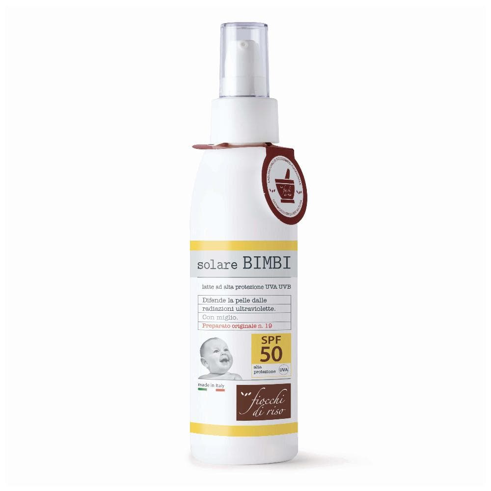 Solare bimbi fiocchi di riso spf50 140 ml