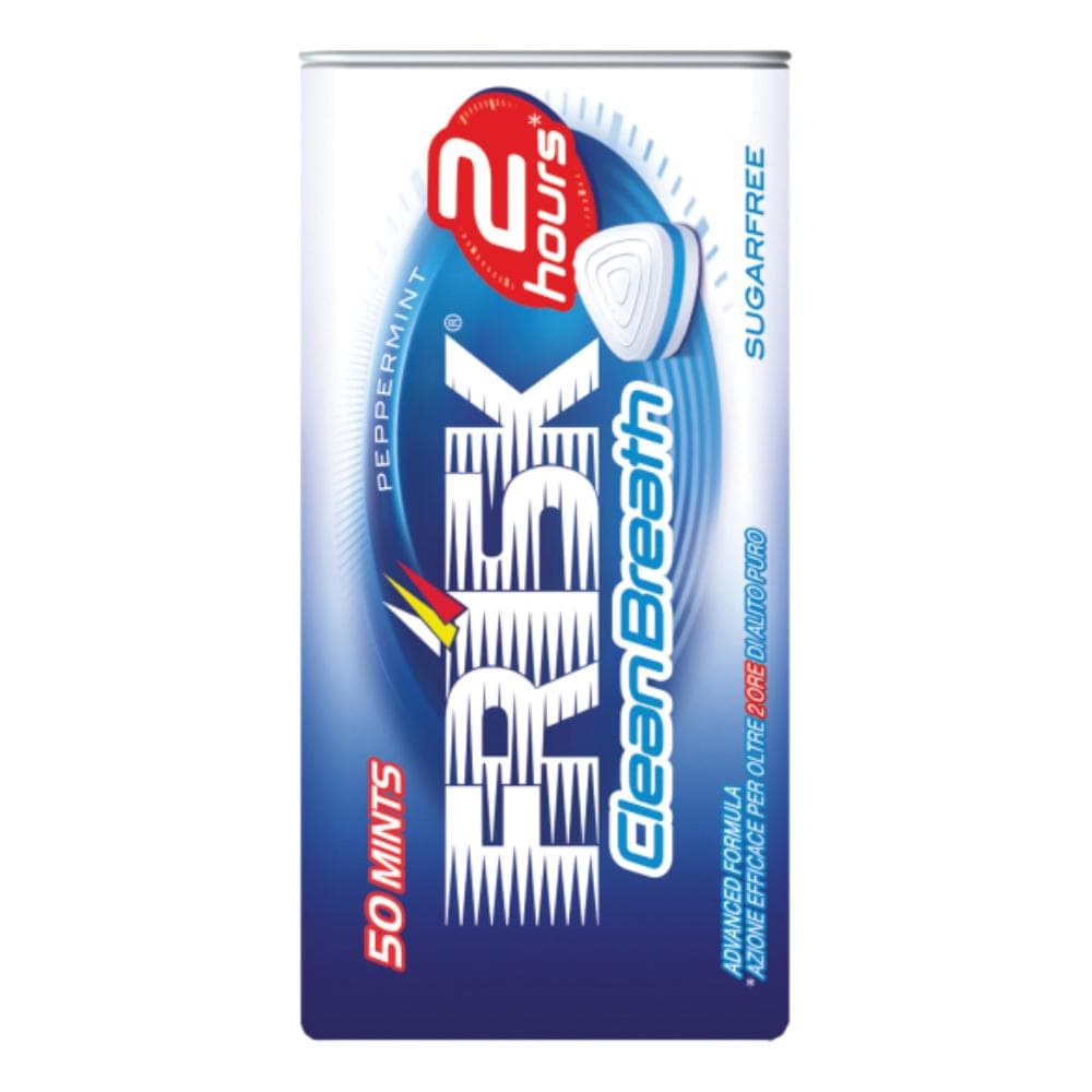 Frisk clean breathe tin box mentine caramelle