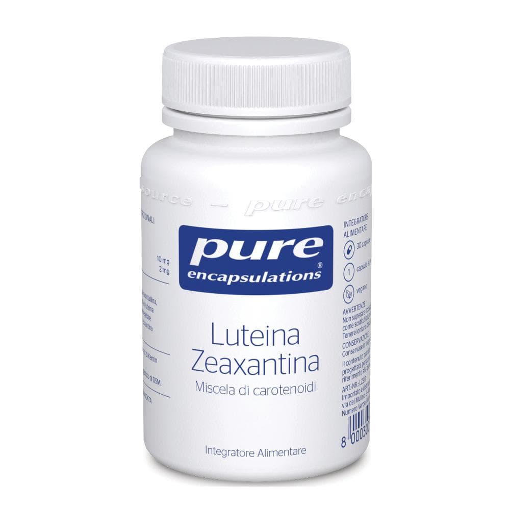 Pure encapsulations luteina/zeaxantina 30 capsule