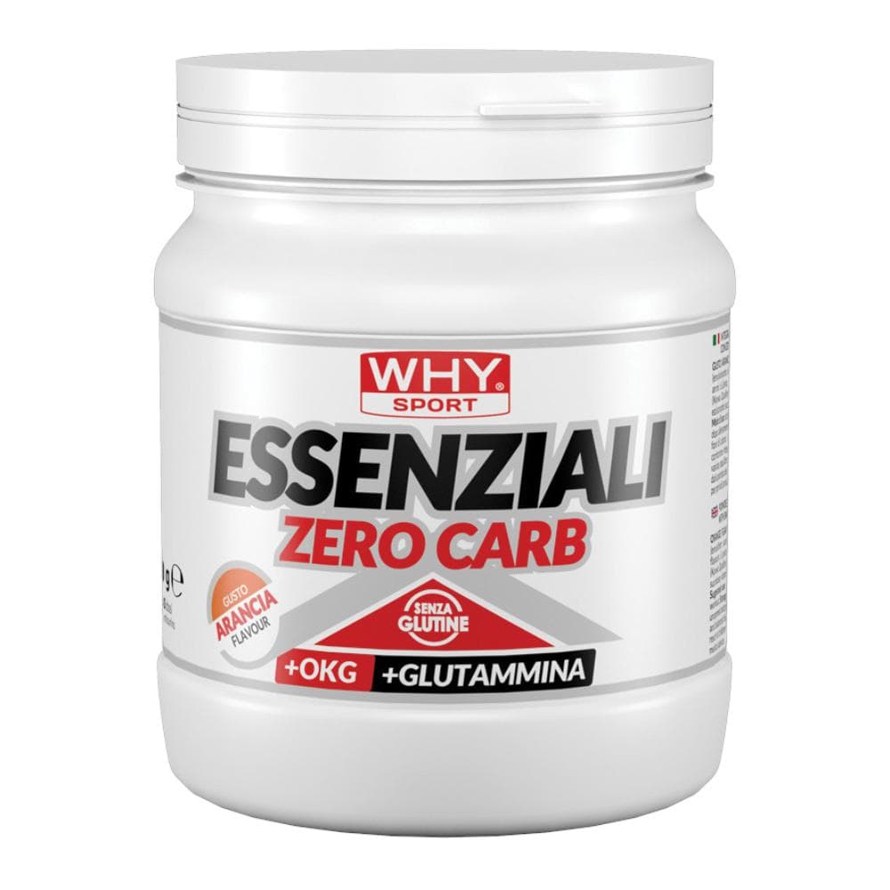Whysport Essenziali Zero Carb Integratore di Aminoacidi Gusto Arancia 210 g