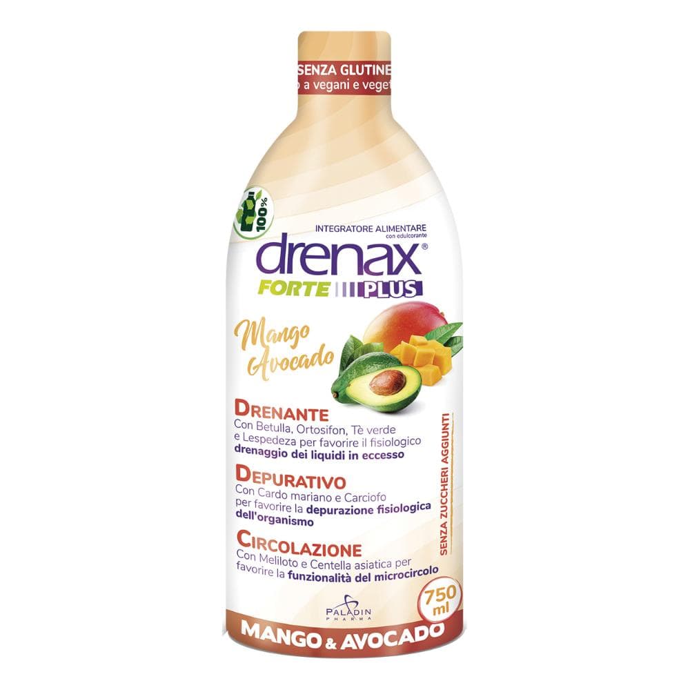 Paladin Pharma Drenax Forte Integratore Drenante Mango Avocado 750 Ml