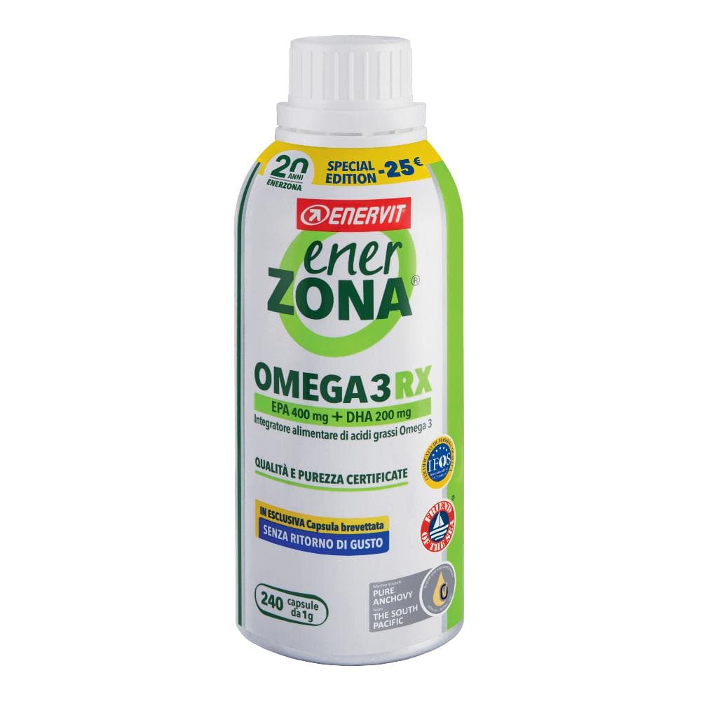 Enerzona Omega 3 RX Integratore per la Funzionalità Cardiaca 240 capsule